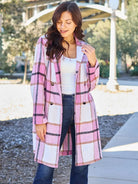 Plaid Perfection Lapel Coat by Double Take-Coats & Jackets-Shop Z & Joxa