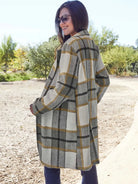 Plaid Perfection Lapel Coat by Double Take-Coats & Jackets-Shop Z & Joxa