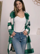 Plaid Perfection Lapel Coat by Double Take-Coats & Jackets-Shop Z & Joxa