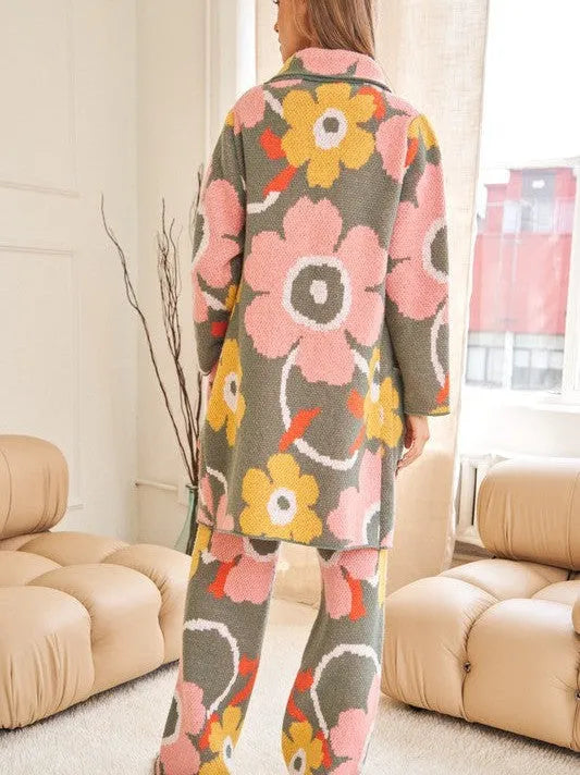 Playful Charm Floral Lounge Set by Davi & Dani-Women's Sets-Shop Z & Joxa