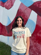 Plus America Land of The Free Graphic Tee-Women's Clothing-Shop Z & Joxa