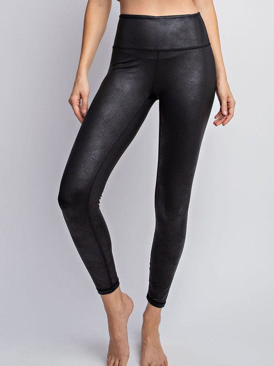 Plus Fashion with Purpose Vegan Full-Length Chintz Leggings-Women's Clothing-Shop Z & Joxa