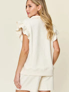 Polished Twist Textured Lounge Set by Double Take-Women's Sets-Shop Z & Joxa