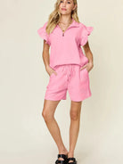 Polished Twist Textured Lounge Set by Double Take-Women's Sets-Shop Z & Joxa