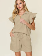 Polished Twist Textured Lounge Set by Double Take-Women's Sets-Shop Z & Joxa