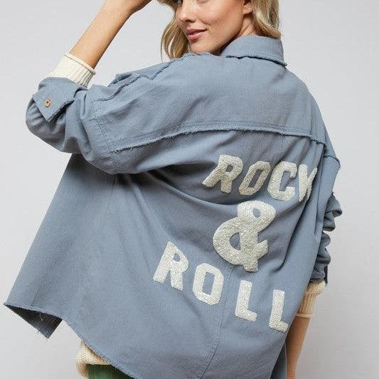 R & R Girls Oversized Jacket-Women's Clothing-Shop Z & Joxa