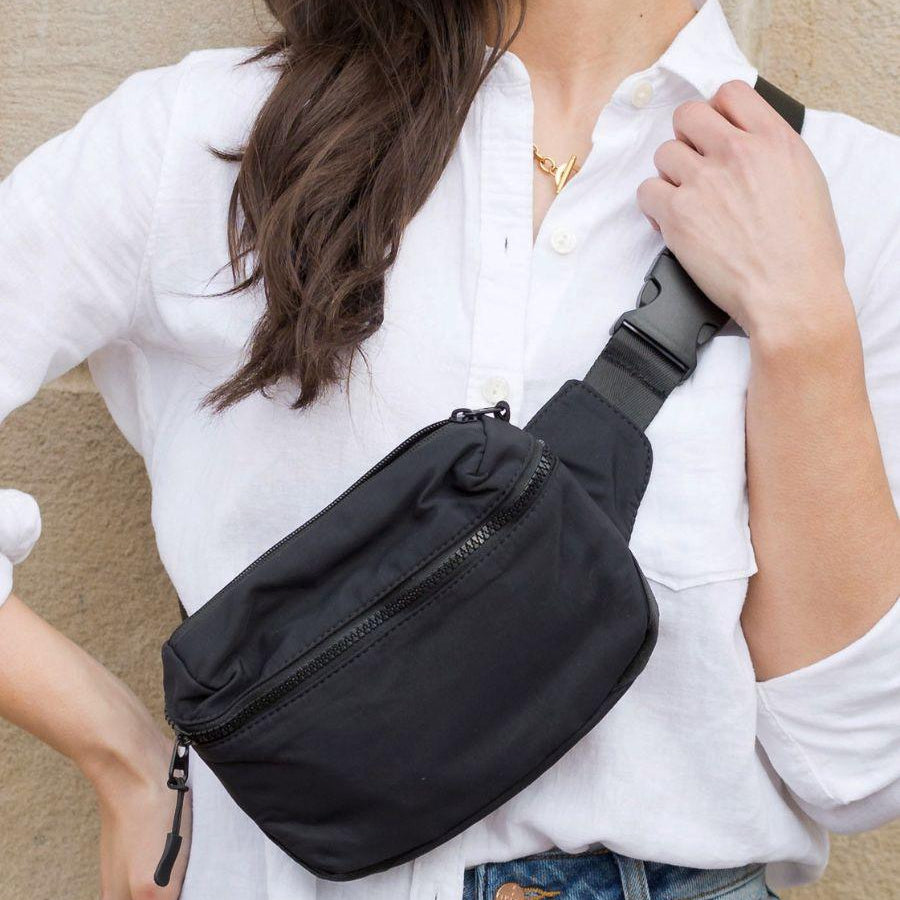 Ready for my Next Adventure Nylon Sling Belt Bag-Women's Accessories-Shop Z & Joxa