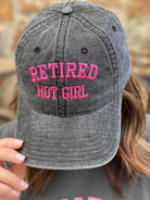 Retired Hot Girl Ball Cap Hat-Women's Accessories-Shop Z & Joxa