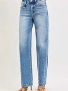 Risen Baggy Babe High-Rise Jeans in Medium Stone-Women's Jeans-Shop Z & Joxa