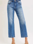 Risen Blue Haven High Rise Crop Boyfriend Tapered Jeans-Women's Jeans-Shop Z & Joxa