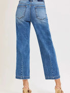 Risen Blue Haven High Rise Crop Boyfriend Tapered Jeans-Women's Jeans-Shop Z & Joxa