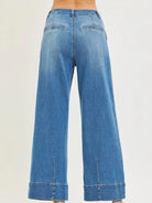 Risen City Stroll Slouchy Wide Leg Jeans With Pleats-Women's Jeans-Shop Z & Joxa