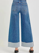 Risen Confidence Cuff Tummy Control High-Rise Crop Jeans-Women's Jeans-Shop Z & Joxa