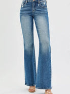 Risen Flare Affair Tummy Control High Rise Flare Jeans-Women's Jeans-Shop Z & Joxa