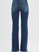 Risen Flare & Flair Tummy Control Mid-Rise Jeans-Women's Jeans-Shop Z & Joxa