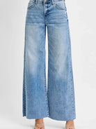 Risen FreeFlow High Waisted Wide Leg Jeans in Light Stone-Women's Jeans-Shop Z & Joxa