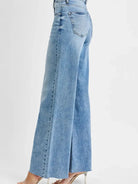 Risen FreeFlow High Waisted Wide Leg Jeans in Light Stone-Women's Jeans-Shop Z & Joxa