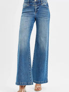 Risen Heartbreaker High Rise Flare Jeans with Heart Pockets-Women's Jeans-Shop Z & Joxa