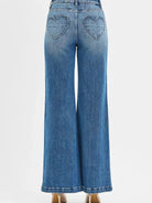 Risen Heartbreaker High Rise Flare Jeans with Heart Pockets-Women's Jeans-Shop Z & Joxa