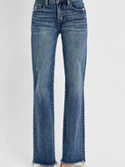 Risen Legs for Days Tummy Control High Rise Long Straight Jeans-Women's Jeans-Shop Z & Joxa