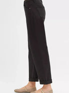 Risen Midnight Edit Tummy Control Mid Rise Ankle Barrel Relaxed Baggy-Women's Jeans-Shop Z & Joxa