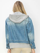 Risen Off Duty Oversized Jean Jacket Layered in Medium-Coats & Jackets-Shop Z & Joxa