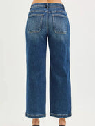 Risen Patch Perfect Slouchy Baggy Patch Pocket Crop Jeans-Women's Jeans-Shop Z & Joxa