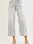 Risen Pintuck Perfection Tummy Control Pintuck Crop Jeans-Women's Jeans-Shop Z & Joxa