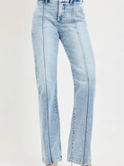 Risen Refined Line Tummy Control High Rise Pin Tuck Jeans-Women's Jeans-Shop Z & Joxa