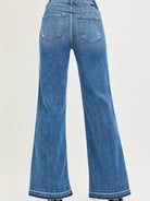 Risen Release the Hem High Rise Wide Leg Jeans-Women's Jeans-Shop Z & Joxa