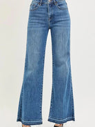 Risen Release the Hem High Rise Wide Leg Jeans-Women's Jeans-Shop Z & Joxa