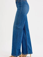 Risen Seam Dream Wide Leg High-Rise Jeans-Women's Jeans-Shop Z & Joxa