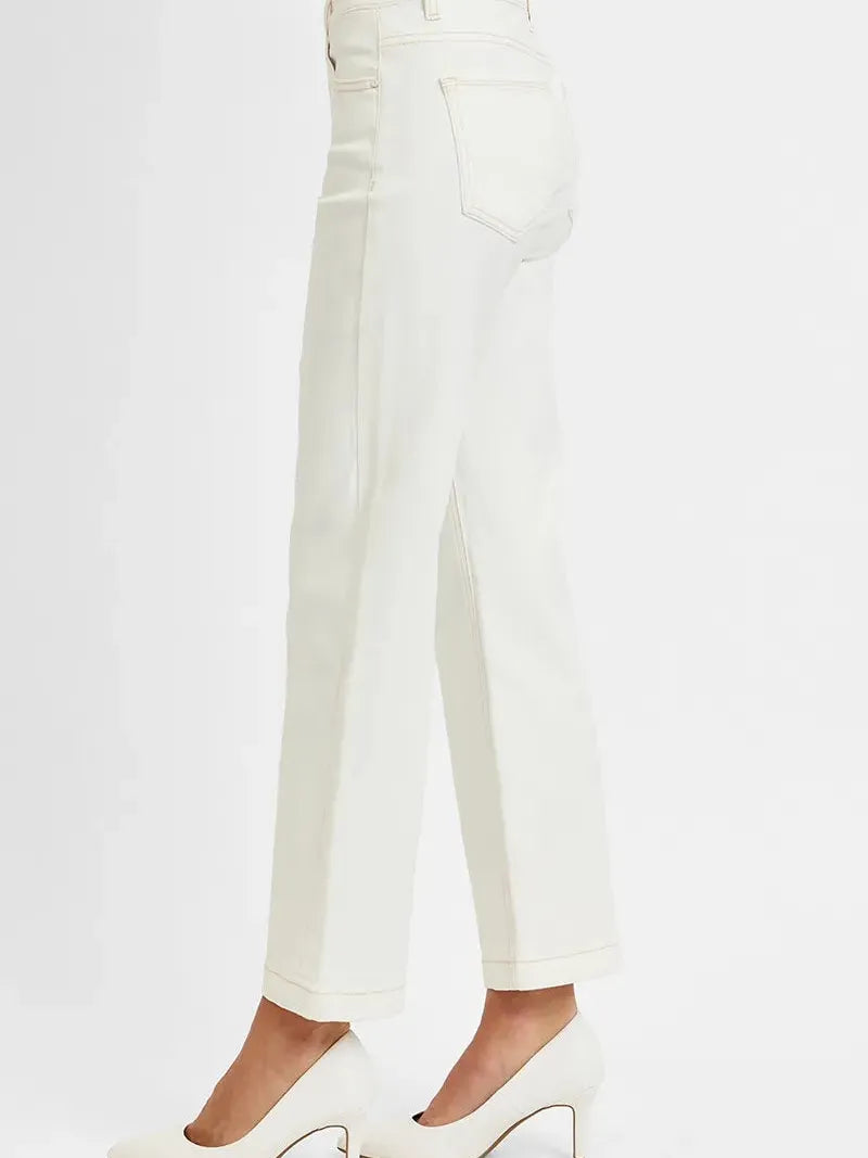 Risen SleekFit Tummy Control Mid Rise Ankle Jeans-Women's Jeans-Shop Z & Joxa