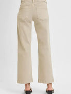 Risen SleekFit Tummy Control Mid Rise Ankle Jeans in Almond-Women's Jeans-Shop Z & Joxa