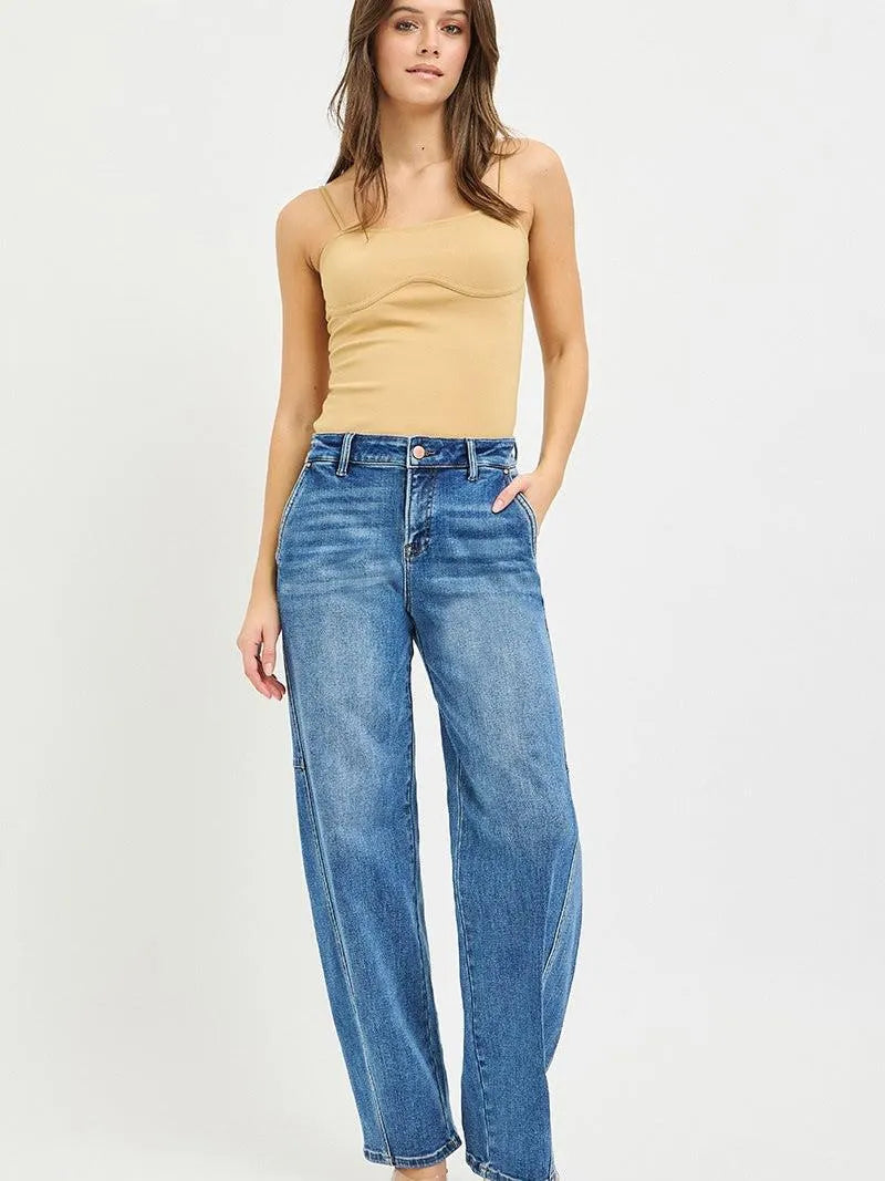 Risen Slouchy State of Mind Slouchy Baggy Jeans-Women's Jeans-Shop Z & Joxa