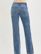 Risen Smooth Move Tummy Control Midrise Jeans with Crease Line-Women's Jeans-Shop Z & Joxa