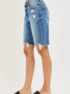 Risen Smooth Sailing Tummy Control Slouchy Bermuda Shorts-Women's Shorts-Shop Z & Joxa