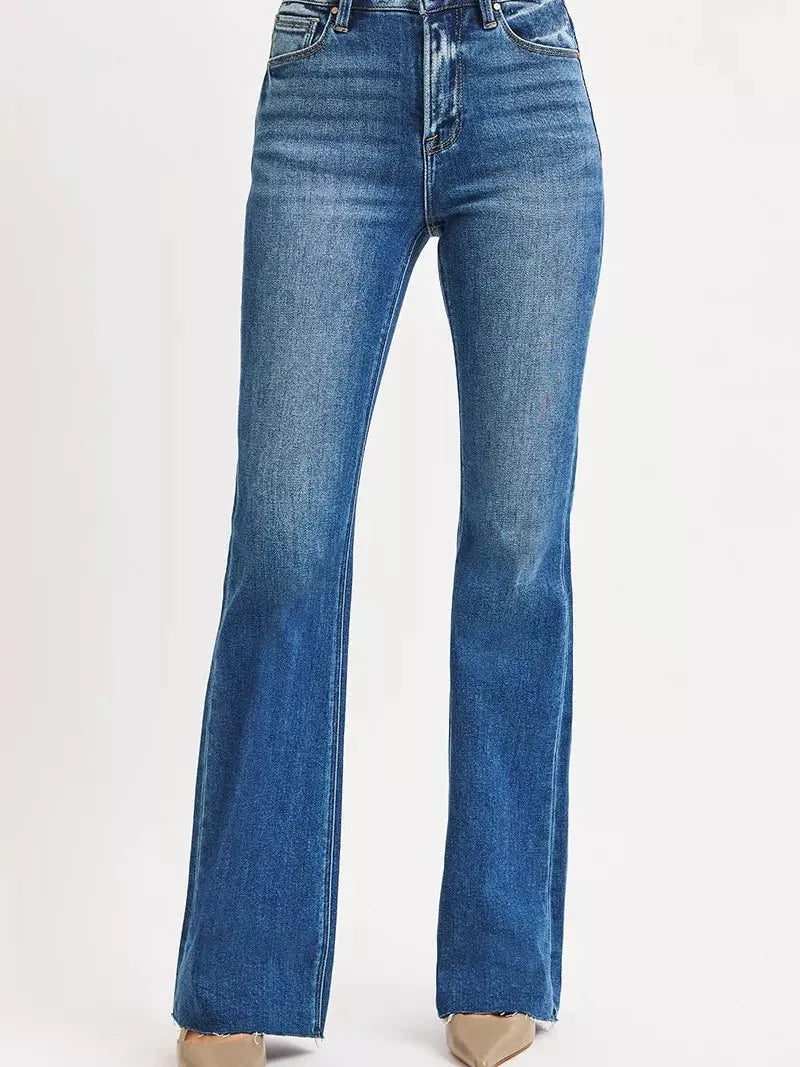 Risen Starstruck High Rise Flare Jeans-Women's Jeans-Shop Z & Joxa