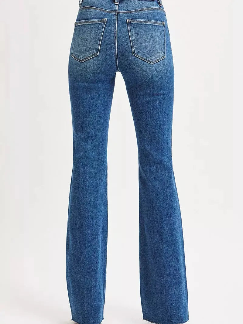 Risen Starstruck High Rise Flare Jeans-Women's Jeans-Shop Z & Joxa
