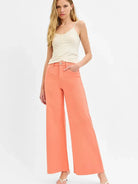 Risen Sunset Sway Tummy Control Wide Leg Palazzo Jeans-Women's Jeans-Shop Z & Joxa