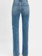 Risen Sweetheart Bootcut Distressed Detail Bootcut Jeans-Women's Jeans-Shop Z & Joxa