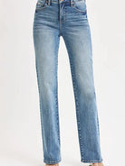 Risen Timeless High-Waisted Straight Leg Jeans-Women's Jeans-Shop Z & Joxa