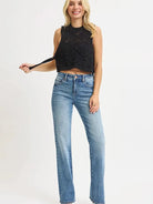 Risen Timeless High-Waisted Straight Leg Jeans-Women's Jeans-Shop Z & Joxa