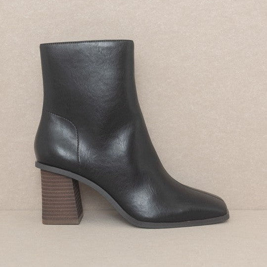 Rule the Fashion Scene Square Toe Ankle Boots-Women's Shoes-Shop Z & Joxa