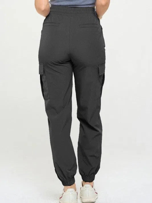 Say Yes to New Adventures Cargo Lightweight Joggers-Women's Clothing-Shop Z & Joxa