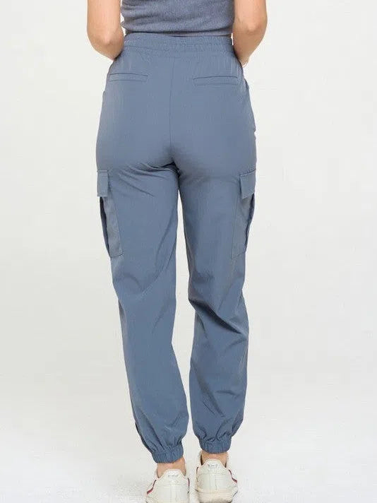 Say Yes to New Adventures Cargo Lightweight Joggers-Women's Clothing-Shop Z & Joxa