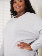 Seamlessly Chic: Double Take Long Sleeve Round Neck Sweater-Women's Shirts & Tops-Shop Z & Joxa