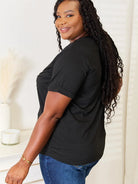 Simply Love Running the Show WIFE MOM BOSS Graphic T-Shirt-Women's Shirts & Tops-Shop Z & Joxa
