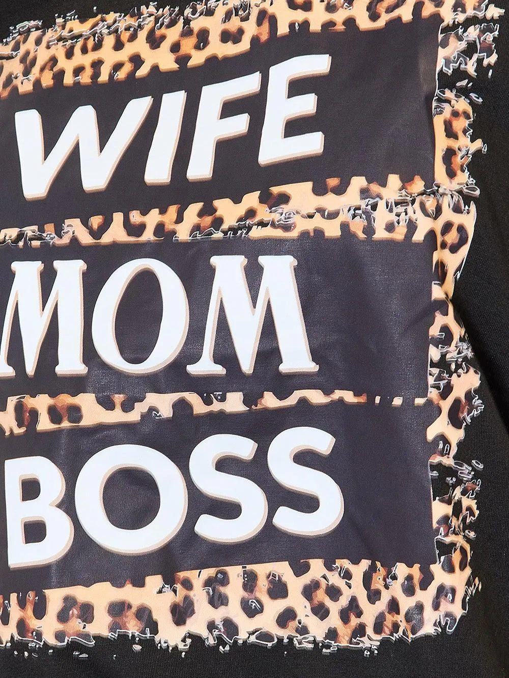 Simply Love Running the Show WIFE MOM BOSS Graphic T-Shirt-Women's Shirts & Tops-Shop Z & Joxa