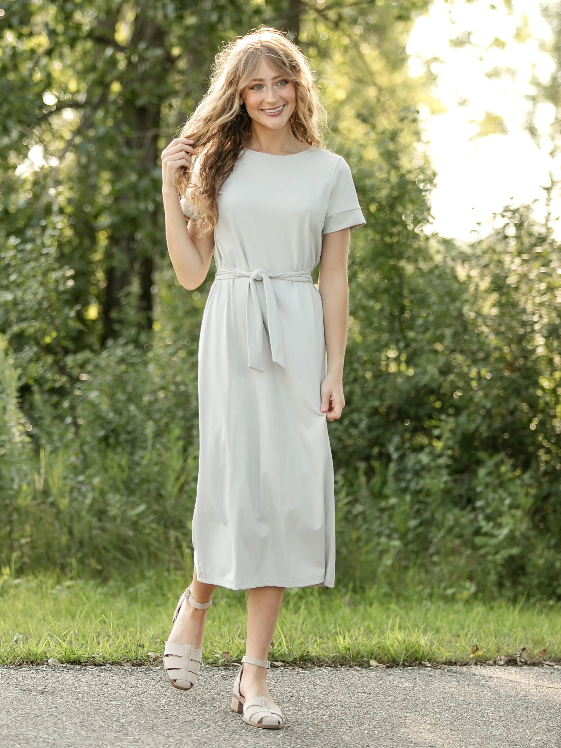 Simply Me Classic Midi Dress-Women's Dresses-Shop Z & Joxa